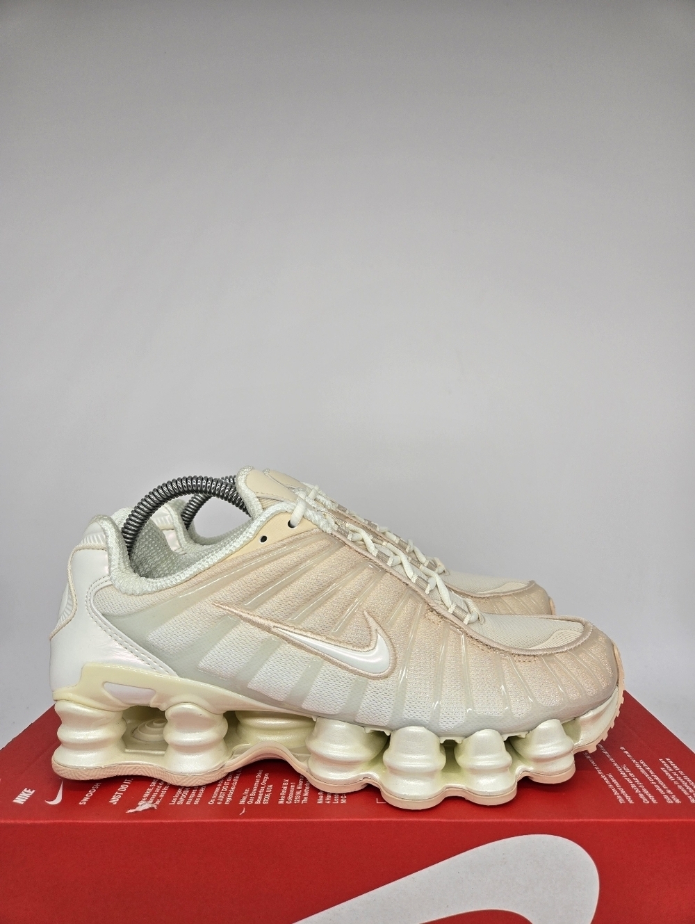 Nike Women's Shox TL IH5075-219 Pearl White Particle Pink Shoes Size 8 - Picture 3 of 8